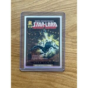 2024 Upper Deck‎ Marvel Masterpieces '92 Platinum Star-Lord Rainbow FC-7 Card